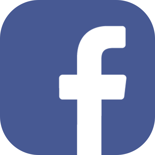 facebook logo in blue